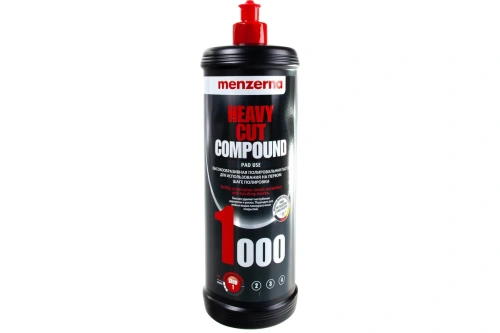 HCC 1000 Высокоабразивная полировальная паста Heavy Cut Compound 1000, 1кг (Menzerna)